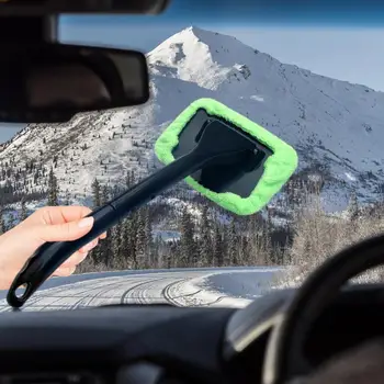 Araba Pencere Temizleme Fırçası Seti cam sileceği Yumuşak Mikrofiber Silecek Uzun Saplı Temizleme Fırçası Kendi Kendini Temizleyen Yıkama Aracı