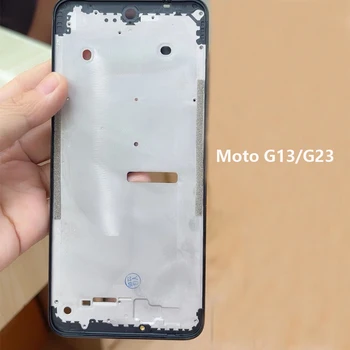 MAIJIEKE 5 ADET Yeni Orijinal Konut Orta Çerçeve LCD Çerçeve Plaka Paneli Şasi Motorola Moto G23 G13 Orta Çerçeve Değiştirme