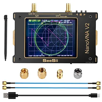 Nanovna SAA-V2 Vektör Ağ Analizörü 10KHz~3GHz HF VHF UHF Anten Analizörü 3.2 