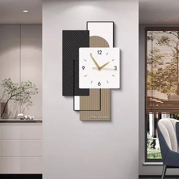 Büyük Erkekler Dijital Duvar Saati Modern Ücretsiz Kargo Tasarım Minimalist Saat Yaratıcı Aydınlık Restoran Reloj De Pared Ev Dekor
