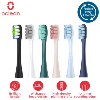 Oclean diş fırçası başı için Oclean X/X Pro / Z1 / F1 / Tek / Hava 2 Elektrikli sonik diş Fırçası Gıda sınıfı TPE / PP Malzeme Sertifikası
