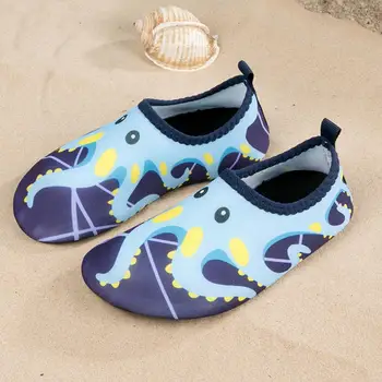 1 Çift Plaj Yüzme Su spor çoraplar Erkek Kız Su Geçirmez Ayak Koruma Ekstra Yumuşak Yüzmek su ayakkabısı Aqua Çorap Çocuklar için