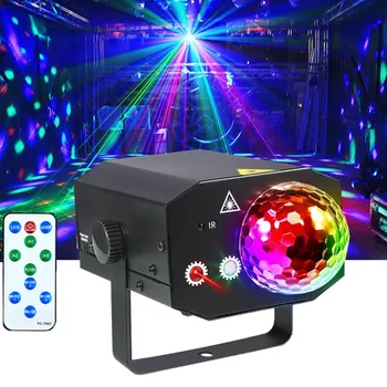 Dönen disko topu disko ışıkları sahne ışıkları DJ parti lazer ışıkları projektör ışıkları Strobe parti kulübü ev festivali dekorasyon