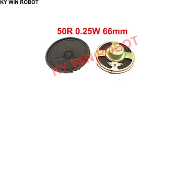 2 adet / grup Yeni Ultra ince Mini hoparlör 50 ohm 0.25 watt 0.25 W 50R hoparlör Çapı 66MM 6.6 CM kalınlığı 20.5 MM