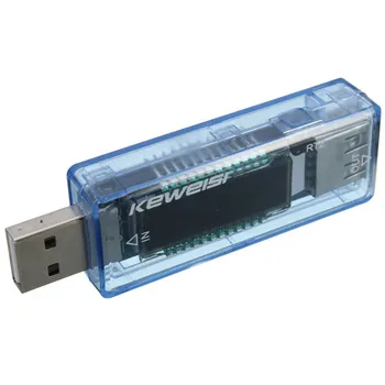 KWS-V20 USB Akım Gerilim Kapasitesi Test Cihazı Volt Akım Gerilim Algılama Şarj Kapasitesi tester ölçer Mobil Güç Dedektörü