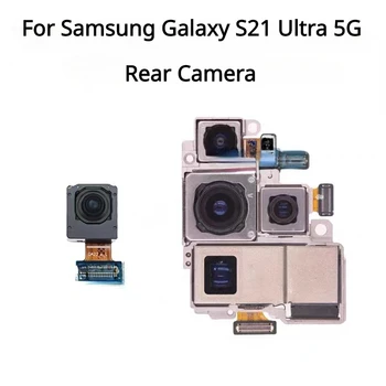 Orijinal Arka Ön Kamera Samsung Galaxy S21 Ultra 5G G998B G998U Frontal Selfie Arka Arka Kamera Modülü Yedek parça
