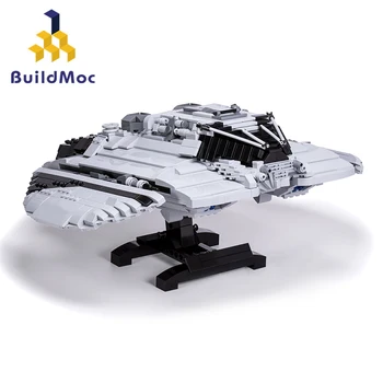 Buildmoc MOC Seti Yapı Taşları Kitleri Modelleri Uzay Modeli Seti Baskın Oyuncaklar Çocuklar Çocuklar için Hediyeler Montaj Oyuncak 1679 ADET Tuğla