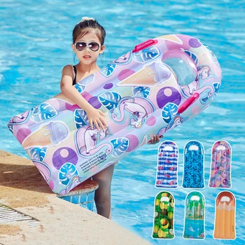 PVC Yaz Şişme Yüzen Satır Çocuklar için Yüzme Havuzu Su Hamak Hava Minder Yatak Çocuk Plaj Su Sporları Şezlong