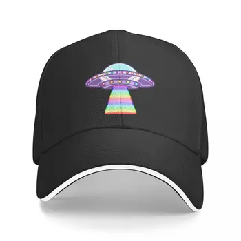 Yeni Gökkuşağı UFO beyzbol şapkası Hood yuvarlak şapka Bobble Şapka Şapka Kız erkek