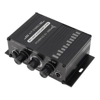 Güç amplifikatörü Ses Karaoke Ev Sineması Amplifikatörü 2 Kanal D Sınıfı Amplifikatör USB / SD AUX Girişi