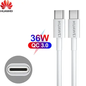 Huawei USB C USB Tipi C Kablosu için Huawei PD Hızlı Şarj Kablosu USB-C Tipi c Kablosu için Xiaomi Samsung Macbook X Pro 13 iPad