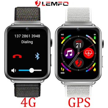 LEMFO akıllı saatler erkekler kadınlar için 4G 64G spor saatler 780mAh Kamera GPS LEM10 Smartwatch 1.88