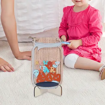 Ahşap Sevimli Hayvan Yapboz Bulmacalar Montessori Hayvan Oyuncak Bulmacalar Çocuklar için