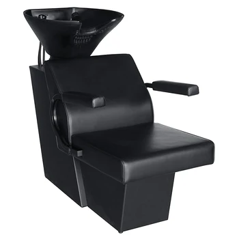 Yeni tasarım lüks saç lavabo şampuan sandalye salon taşınabilir şampuan sandalyeler ve kaseler seti kuaför mobilyaları ucuz