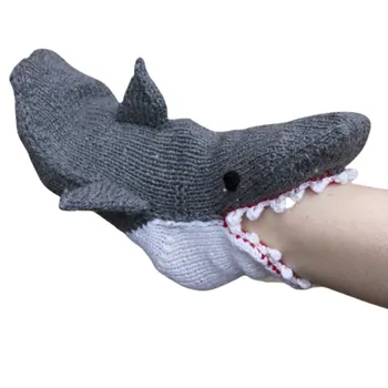 Örgü Çorap Köpekbalığı Balık Bukalemun Timsah Sevimli Sevimli Balık Çorap Hayvan Köpekbalığı Çorap Kış Kadın Çorap noel hediyesi Çorap
