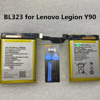 Orijinal BL323 lenovo için batarya Legion Y90 L71061 Cep Telefonu Batteria