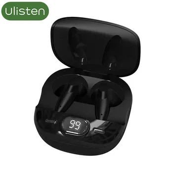 Ulisten TWS kablosuz bluetooth 5.1 Kulaklık Stereo Bas Kulakiçi Spor mikrofonlu kulaklık Dokunmatik Kontrol