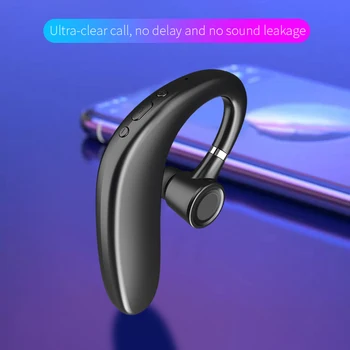 Bluetooth 5.0 Kulaklık Kulaklık Handsfree Kulak Askısı Kablosuz Kulaklık Sürücü Çağrı Spor mikrofonlu kulaklık Tüm Akıllı Telefonlar İçin