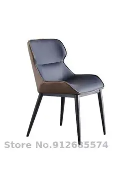 Özelleştirilmiş yemek sandalyesi italyan ışık lüks ev bir masa Ve Dört sandalye Otel restoran çalışma koltuğu soyunma yumuşak arkalığı