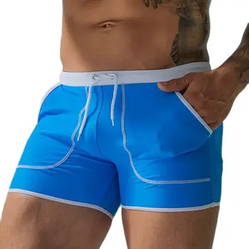 Marka erkek Mayo Sandıklar Açık Havada Seksi Yaz Streç Plaj Sörf Yüzmek spor elbise Şort Erkekler Mayo Yüzme Pantolon